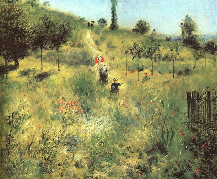 Pierre Renoir Pathway Through Tall Grass China oil painting art